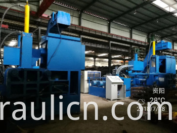 Y83W-630 Steel Scissel Chip Horizontal Briquette Machine for Recycling